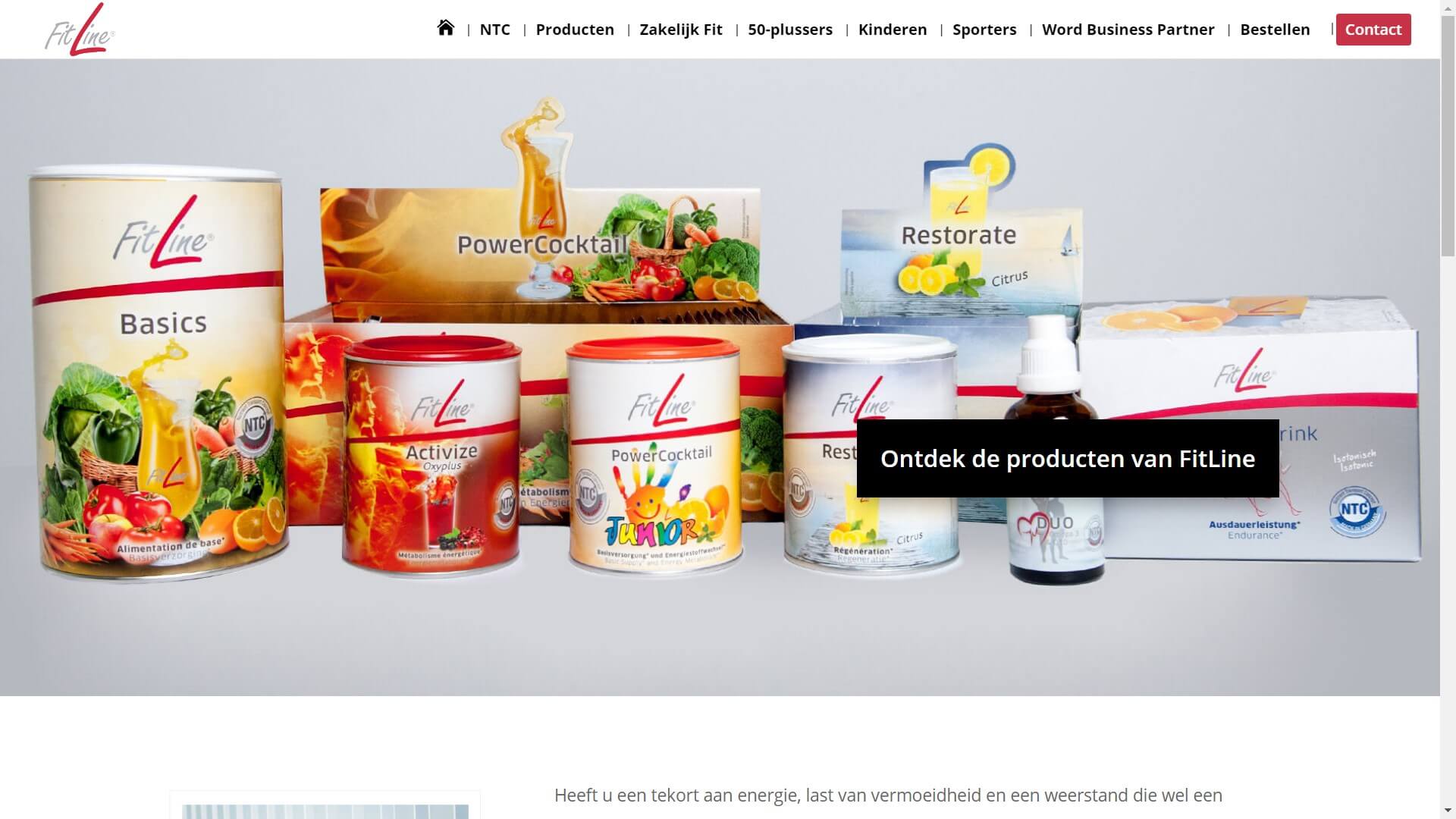 Bekijk alle FitLine producten | Fit met FitLine